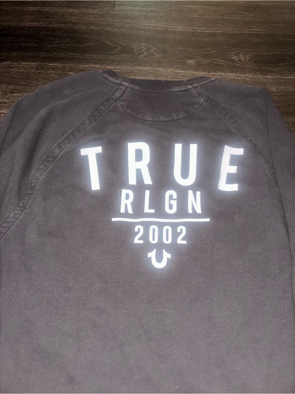 True Religion Black Crewneck Side Zip Combo XXL